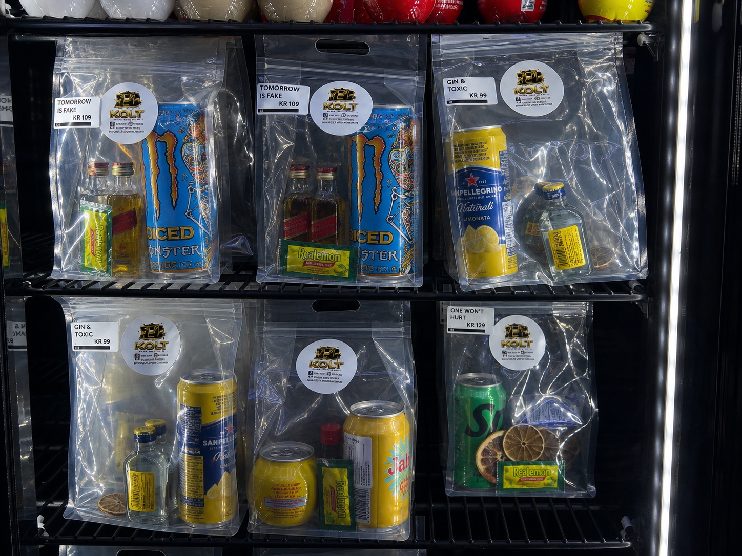 KOLT cocktail kits i køleskab